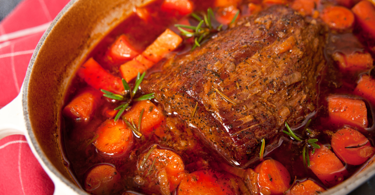 Tastee Recipe Hot, Juicy, And Ever So Flavorful: Italian Pot Roast ...