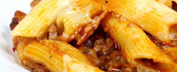 5 easy pasta recipes baked rigatoni